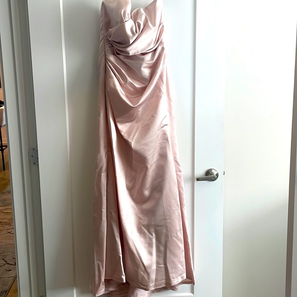 Blush Bridesmaids Gown - Impression Bridal Size 12, never worn